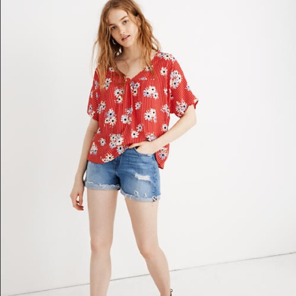 Madewell Rhyme Top in Daisy Society